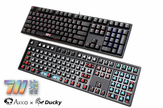 Akko X Ducky One 711七灯十一轴限量版发布