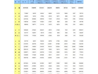 豪车遍地？中国家庭汽车总价超八成20万以下，百万以上仅0.27％