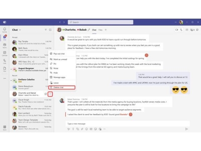 微软今日发布Microsoft 365新增功能：允许用户删除个人和群组聊天对话
